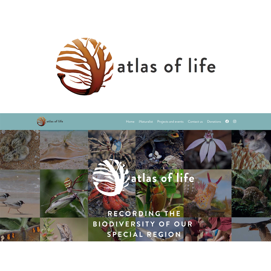 atlas of life - fizbits web design portfolio